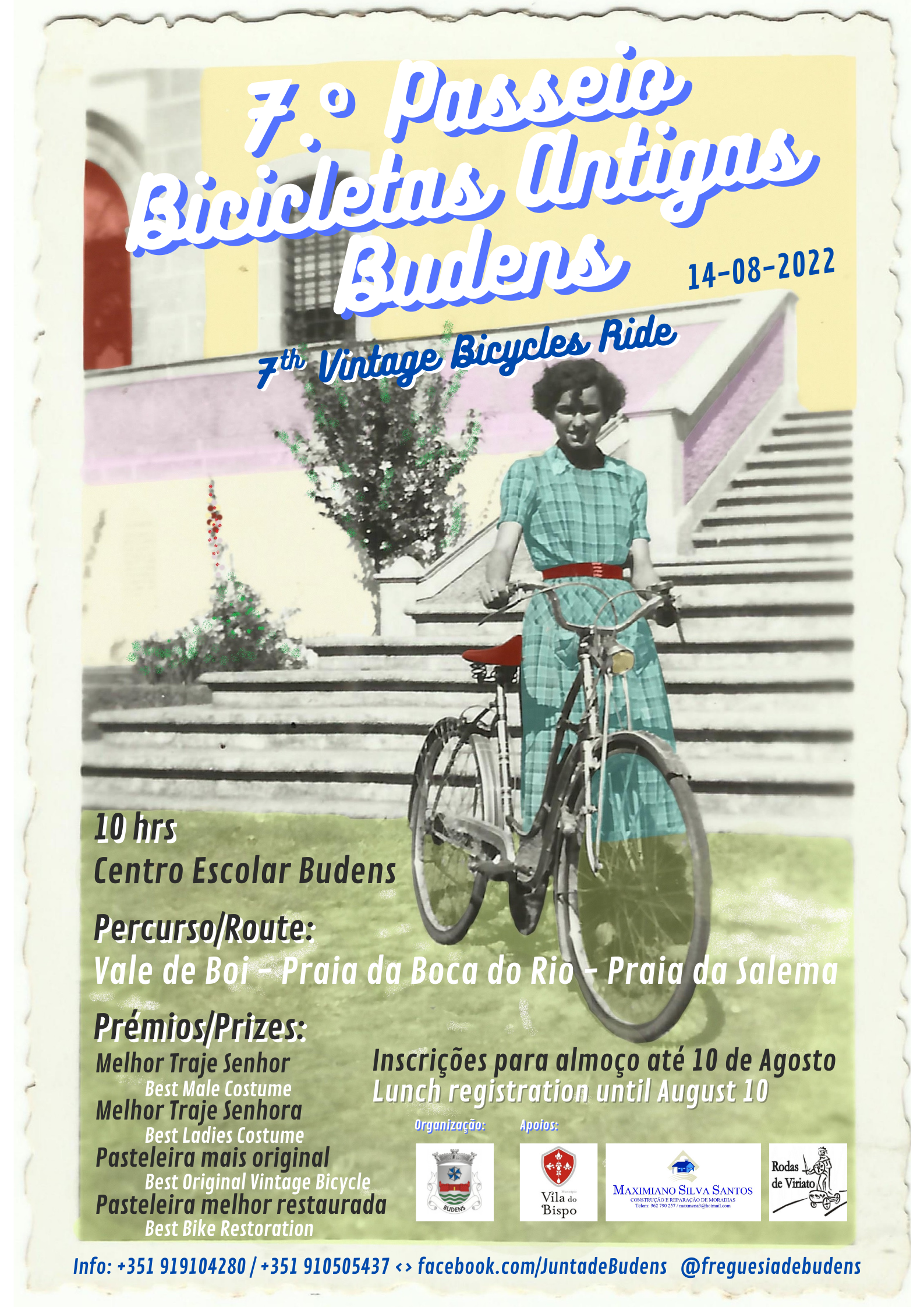 Imagem 7º Passeio de Bicicletas Antigas de Budens